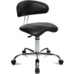 Silberne Topstar Sitness Ergonomische Bürostühle & orthopädische Bürostühle  aus Kunstleder mit verstellbarer Rückenlehne Breite 0-50cm, Höhe 0-50cm, Tiefe 0-50cm 
