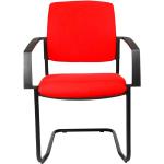 Rote Moderne Topstar Konferenzstühle & Besucherstühle pulverbeschichtet stapelbar Breite 100-150cm, Höhe 50-100cm, Tiefe 50-100cm 2-teilig 