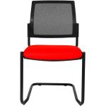 Rote Moderne Topstar Ergonomische Bürostühle & orthopädische Bürostühle  pulverbeschichtet stapelbar Breite 100-150cm, Höhe 50-100cm, Tiefe 50-100cm 2-teilig 