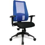 TOPSTAR | Bürodrehstuhl Lady SITNESS Deluxe | beweglich mit 7 Zonen | schwarz/blau