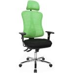 Reduzierte Grüne Topstar Ergonomische Bürostühle & orthopädische Bürostühle  aus Textil höhenverstellbar 