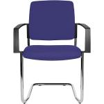 Schwarze Topstar Freischwinger Stühle aus Kunststoff gepolstert Breite 450-500cm, Höhe 450-500cm, Tiefe 0-50cm 