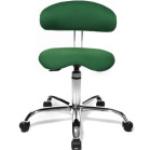 Grüne Ergonomische Bürostühle & orthopädische Bürostühle  mit Rollen 