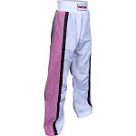 TopTen Kickboxhose „Mesh“ für Kinder - Gr. XS = 150 cm, Weiss-pink