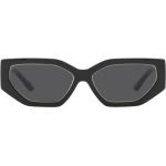 Tory Burch 0TY9070U 179187 Kunststoff Irregular Schwarz/Schwarz Sonnenbrille, Sunglasses Schwarz/Schwarz Mittel