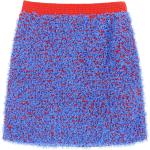 Reduzierte Bunte Tory Burch Tory Mini Tweedröcke mit Reißverschluss aus Tweed für Damen Größe M 