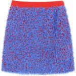 Reduzierte Bunte Tory Burch Tory Mini Tweedröcke mit Reißverschluss aus Tweed für Damen Größe S 