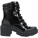 Schwarze Tory Burch Tory Outdoor Schuhe mit Schnürsenkel aus Leder für Damen Größe 40 mit Absatzhöhe 5cm bis 7cm 