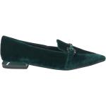 Reduzierte Grüne TOSCA BLU Slipper aus Leder für Damen Größe 36 
