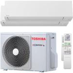 Toshiba SHORAI Edge Dual Split 9000 + 9000 BTU Klimaanlage A++ WLAN Außengerät 5,2 kW