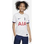 Tottenham Hotspur 2023/24 Stadium Home Nike Dri-FIT Fußballtrikot für ältere Kinder - Weiß