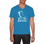 Touchlines Herren Horatio Cane T-Shirt, Blau (Azur 49), Small