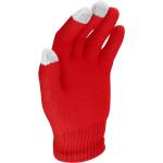 Rote Touchscreen-Handschuhe für Herren für den für den Winter 