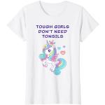 Tough Girls Don't Need Tonsils: Women Girls Tonsil Recovery T-Shirt