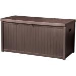 Braune Auflagenboxen & Gartenboxen 401l - 500l aus Polypropylen abschließbar 