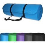 TP Yogamatte, Sport Unterlage aus Schaumstoff, für Pilates, Fitness, rutschfest, 185 x 61 x 1,5 cm Blau