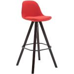 Rote Barhocker & Barstühle aus Polyester gepolstert Breite 50-100cm, Höhe 0-50cm, Tiefe 0-50cm 