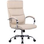 Beige Ergonomische Bürostühle & orthopädische Bürostühle  aus Stoff gepolstert Breite 50-100cm, Höhe 100-150cm, Tiefe 50-100cm 