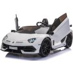 Weiße Lamborghini Aventador Elektroautos für Kinder 