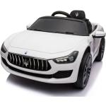 Weiße Maserati Ghibli Elektroautos für Kinder 