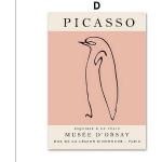 Rosa Pablo Picasso Picasso Kunstdrucke 50x70 