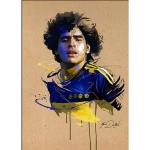 Diego Maradona Kunstdrucke XXL 100x150 