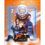TPFLiving Poster Leinwand / Formel 1 - Formula 1 - Rennfahrer - Piloten - Sebastian Vettel / Verschiedene Größen - OHNE Rahmen - Modell 17 - 50x75cm