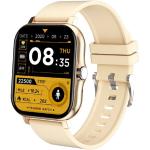 TPFNet SW04 Smartwatch (4.29 cm/1.69 Zoll), mit Silikon Armband - individuelles Display - Armbanduhr mit Musiksteuerung, Herzfrequenz, Schrittzähler, Kalorien, Social Media etc.