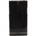 TPU Silikon Case, schwarz für Sony Xperia S