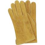 Gelbe Lederhandschuhe aus Leder für Herren Größe 8.5 