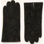 Reduzierte Dunkelgrüne Gefütterte Handschuhe aus Glattleder für Herren Größe 9 für den für den Winter 