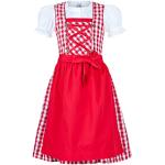 Rote Karo Isar Trachten Kinderfestkleider für Mädchen Größe 92 