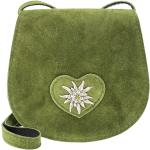 Olivgrüne Trachtentaschen & Dirndltaschen aus Glattleder für Damen 