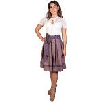Rosa Midi Trachtenröcke mit Reißverschluss für Damen Größe M zum Oktoberfest 