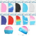 Trade Shop Traesio - schwimmkappe für das sommerschwimmbad aus silikon, unisex, gemischte farben, 25X17CM 605433