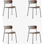 Reduzierte Moderne &tradition Designer Stühle lackiert aus Metall stapelbar Breite 50-100cm, Höhe 0-50cm, Tiefe 0-50cm 4-teilig 