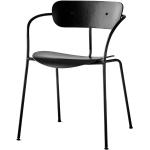 Schwarze Moderne &tradition Designer Stühle lackiert aus Eiche stapelbar Breite 0-50cm, Höhe 0-50cm, Tiefe 0-50cm 