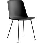 Reduzierte Schwarze Minimalistische &tradition Designer Stühle aus Glasfaser Breite 0-50cm, Höhe 0-50cm, Tiefe 0-50cm 