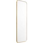 Goldene Skandinavische Rechteckige Badspiegel & Badezimmerspiegel 190 cm aus Messing 