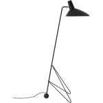 Schwarze Moderne Tripod Lampen aus Stahl 