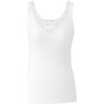 Weiße Nina von C. Bio Nachhaltige Damenträgerhemden & Damenachselhemden aus Baumwolle Größe L 