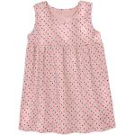 Hellrosa Gepunktete Waschbär Bio Nachhaltige Gemusterte Kinderkleider aus Jersey Größe 134 