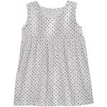 Weiße Gepunktete Waschbär Bio Nachhaltige Gemusterte Kinderkleider aus Jersey Größe 134 