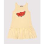 Gelbe Druckkleider & bedruckte Kinderkleider aus Baumwolle für Mädchen 