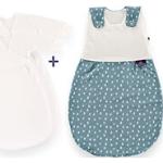 Blaue Träumeland Babyschlafsäcke mit Reißverschluss aus Baumwolle maschinenwaschbar für Babys Größe 74 