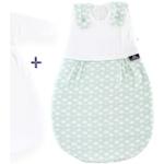 Mintgrüne Träumeland Babyschlafsäcke mit Reißverschluss aus Baumwolle maschinenwaschbar für Babys Größe 74 