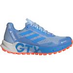 Reduzierte Blaue adidas Terrex Agravic Flow Gore Tex Trailrunning Schuhe für Damen 