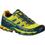 Anthrazitfarbene Trailrunning Schuhe mit Schnürsenkel aus Mesh atmungsaktiv für Herren Größe 49,5 