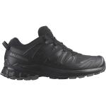 Schwarze Gore Tex Trailrunning Schuhe mit Schnürsenkel leicht für Herren Größe 41 