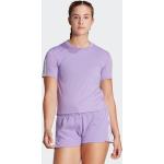 Reduzierte Violette adidas Essentials T-Shirts für Damen Größe XXL 